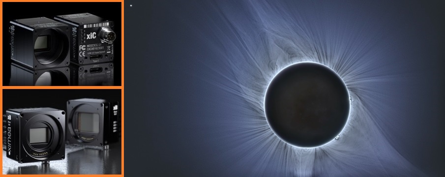 CCD Sony CMOS Pregius USB3 Astronomy camera telescope sun eclipse